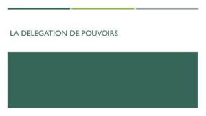 Image - LA DELEGATION DE POUVOIRS